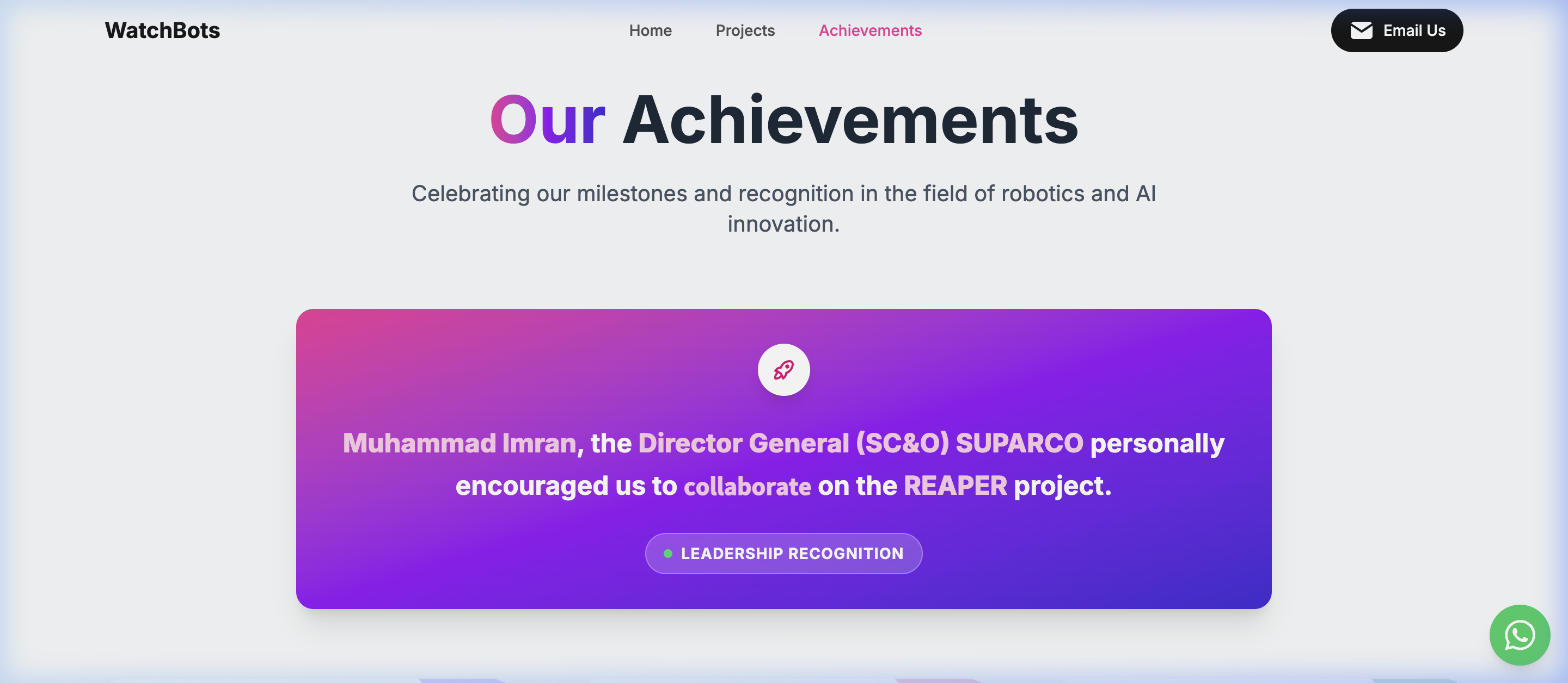 Watchbots - Community & Achievements Hub